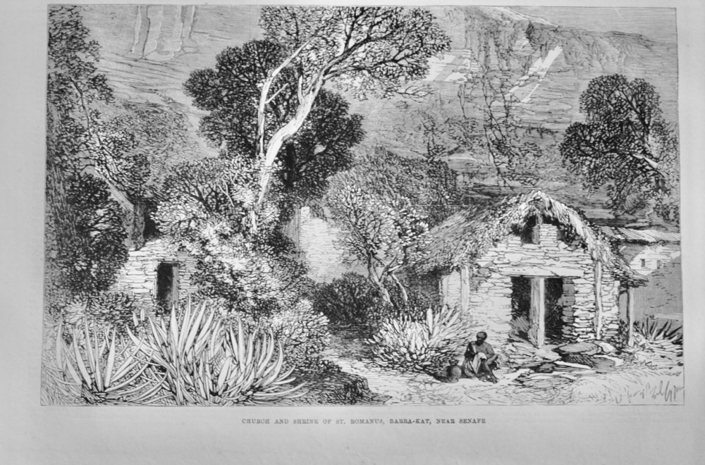 Church and Shrine of St Romanus, near Senafe - 1868