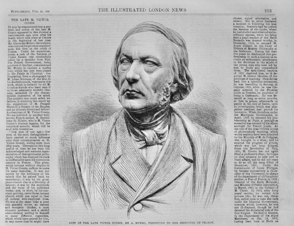 M Victor Cousin - 1868