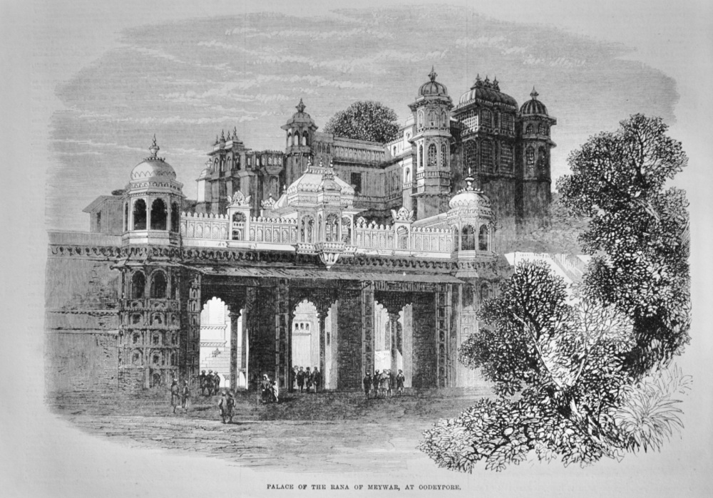 Palace of the Rana of Meywar - 1868