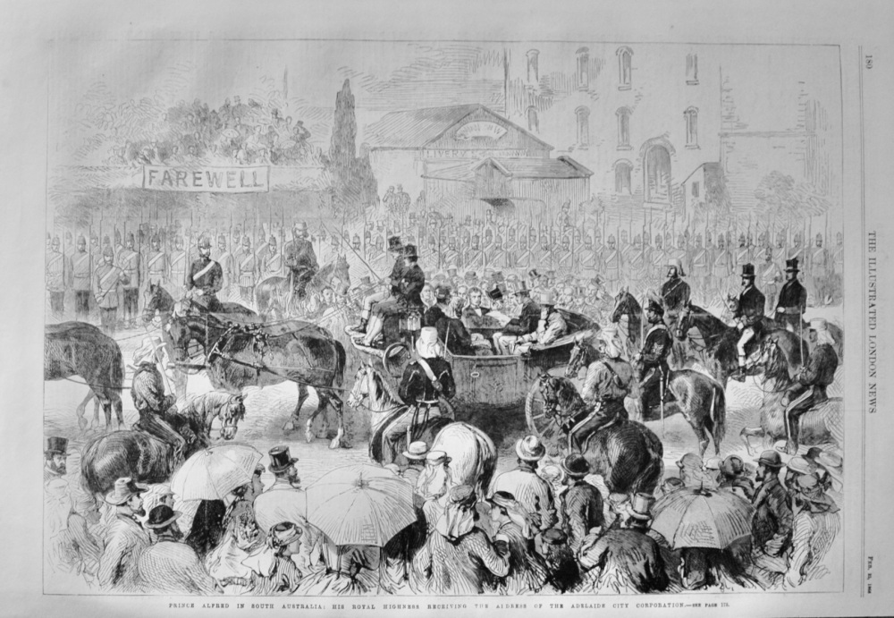Prince Alfred in South Australia - 1868
