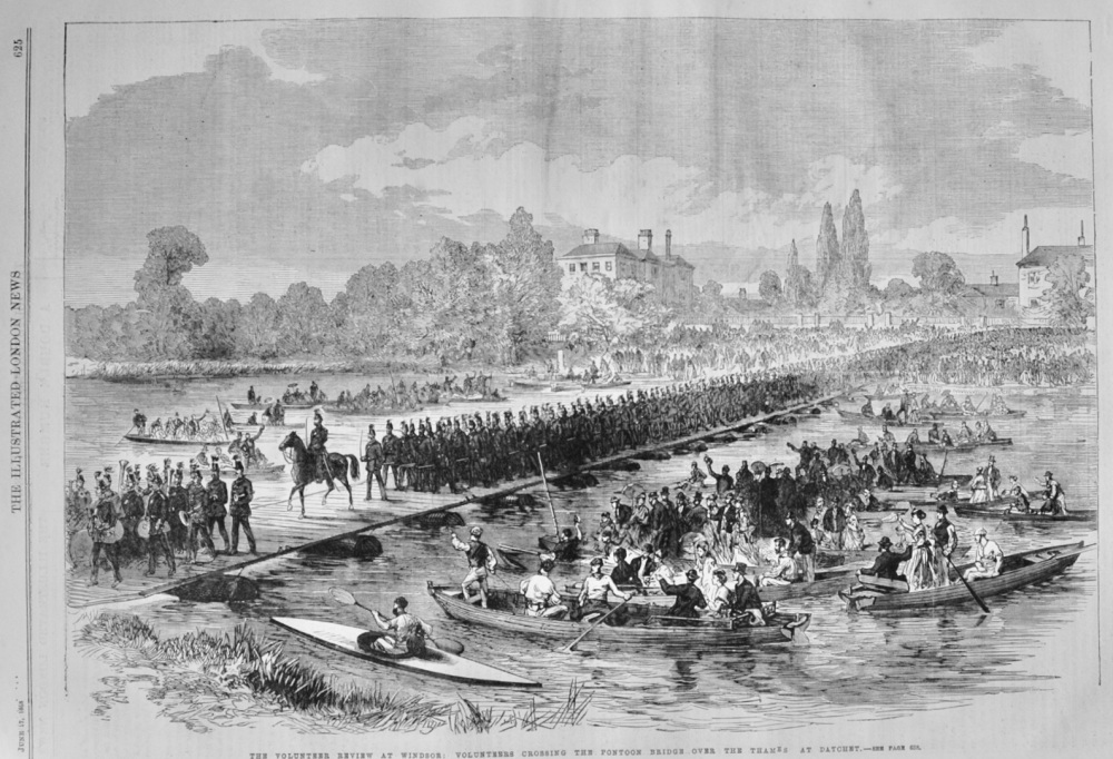 The Volunteer Review at Windsor - 1868