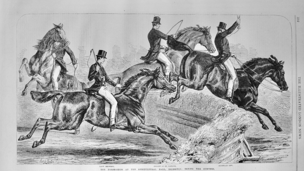 The Horse Show at Islington - 1868