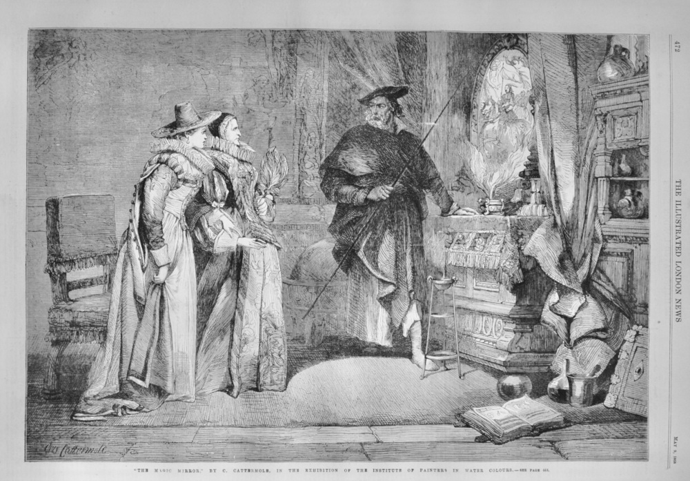 "The Magic Mirror," by C Cattermole - 1868