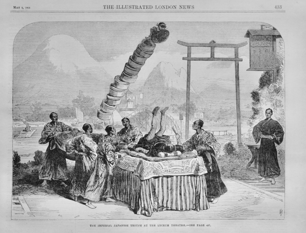 The Imperial Japanese Troupe - 1868