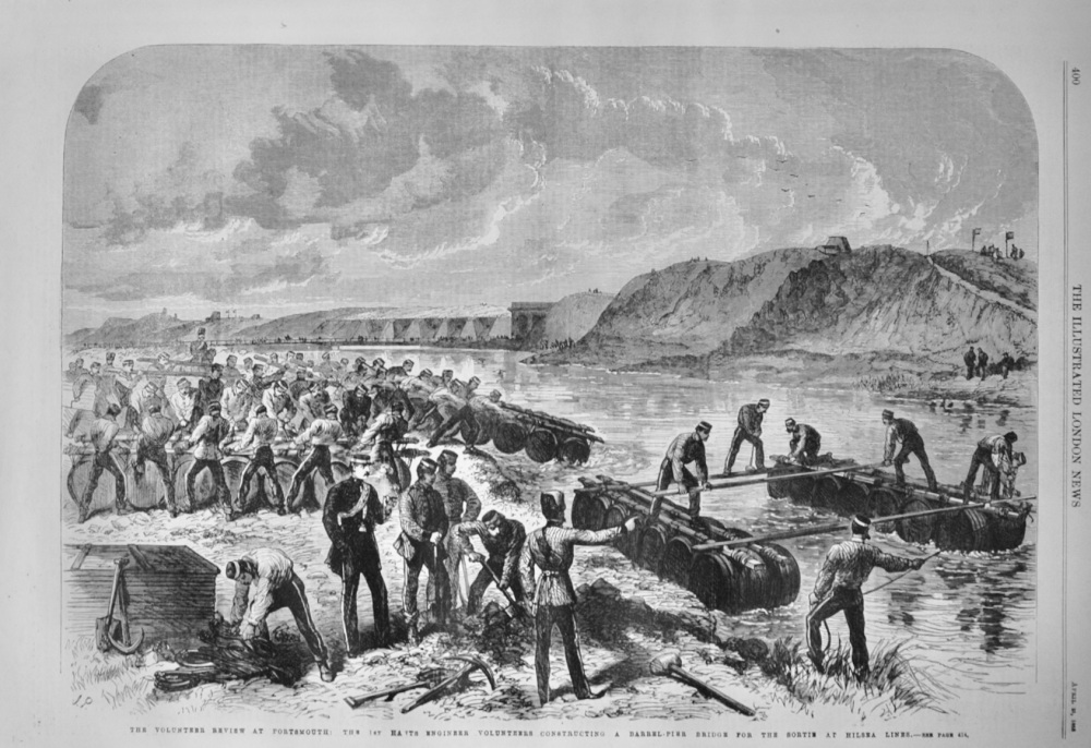The Volunteer Review at Portsmouth - 1868