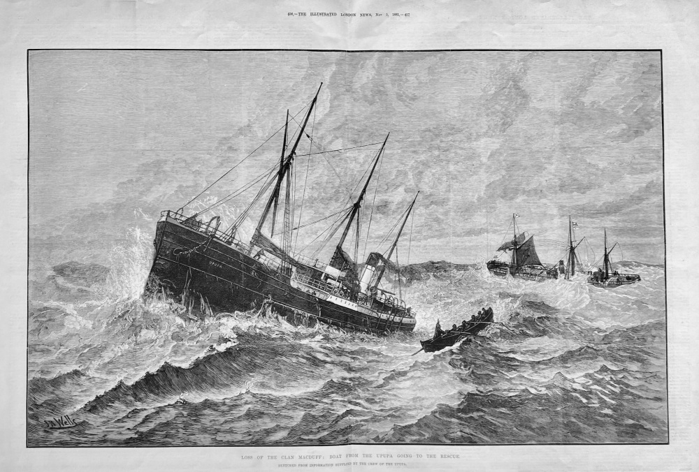 Loss of the Clan Macduff - 1881