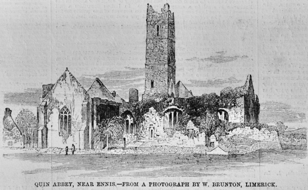 Quin Abbey, near Ennis - 1859