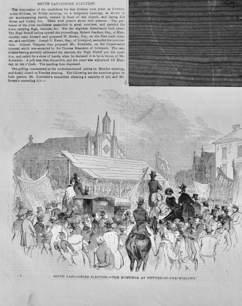 South Lancashire Election - 1844