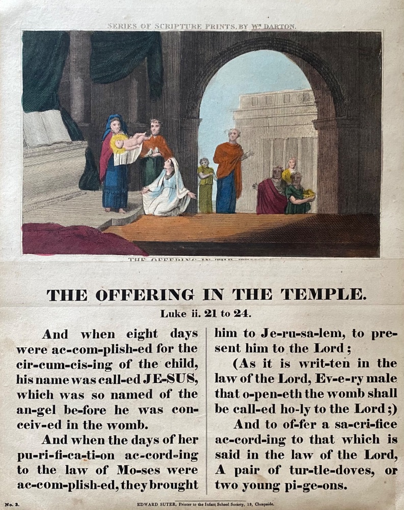The Offering in the Temple.  1842c.