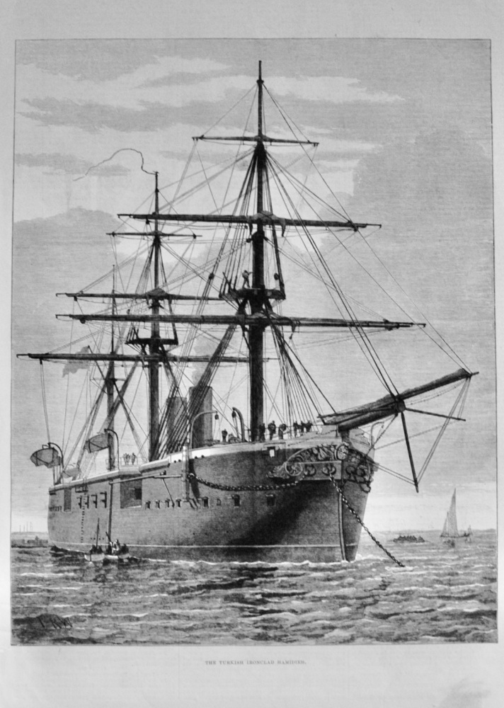 The Turkish Ironclad "Hamidieh" - 1877