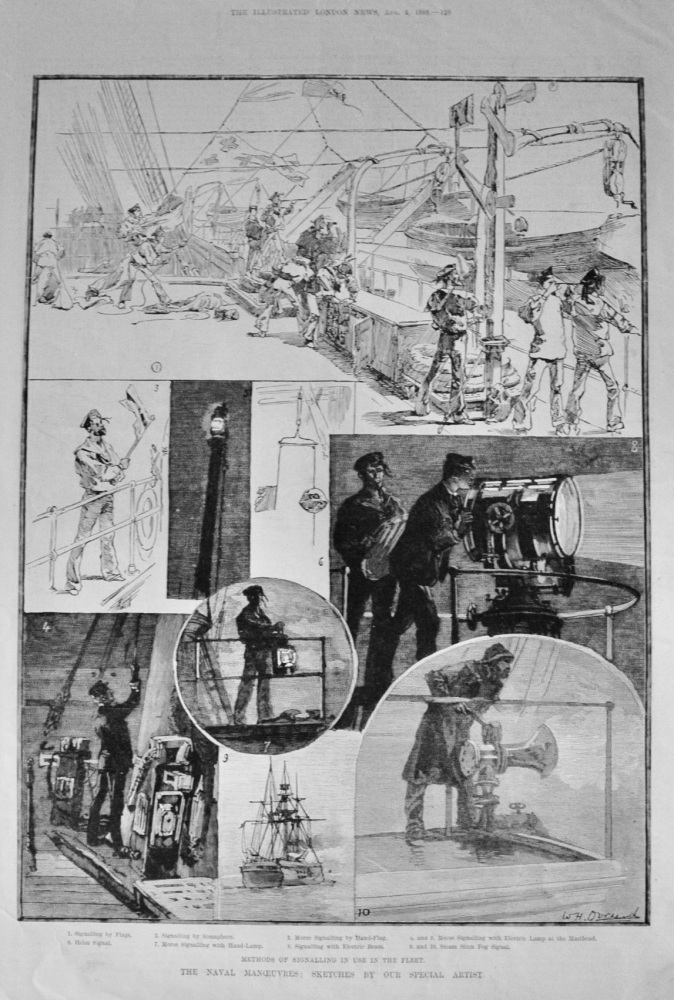 Methods of Signalling in use in the Fleet - 1888