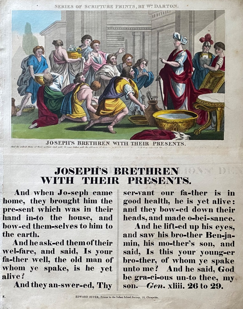 Joseph's Brethren with their Presents.  1842c.