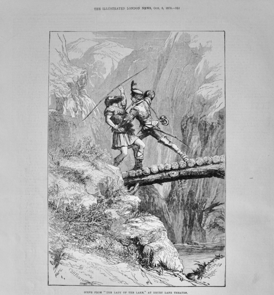 Scene from "The Lady of the Lake" - 1872