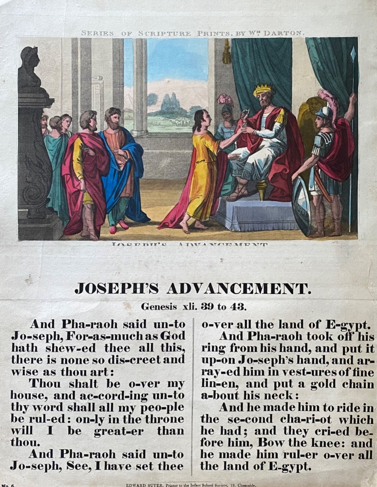 Joseph's Advancement.  1842c.