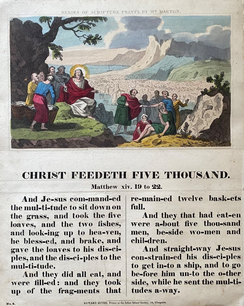 Christ Feedeth Five Thousand,  1842c.