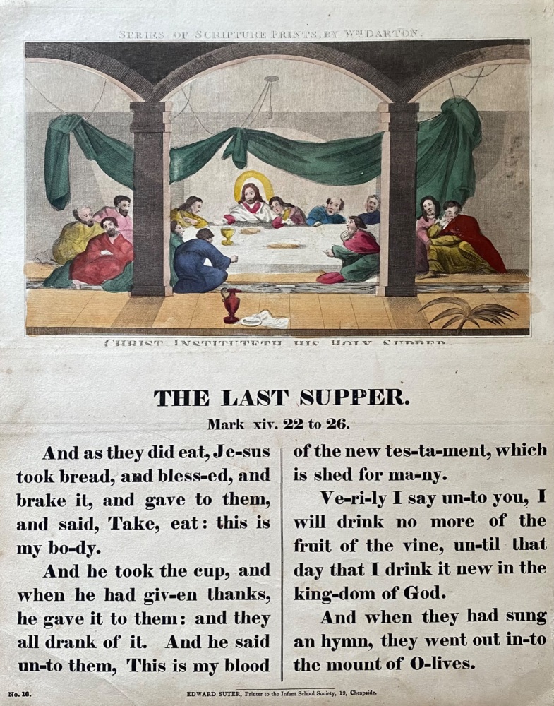 The Last Supper.  1842c.