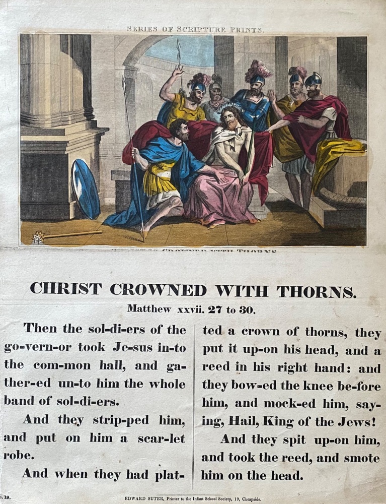 Christ Crowned with Thorns.  1842c.