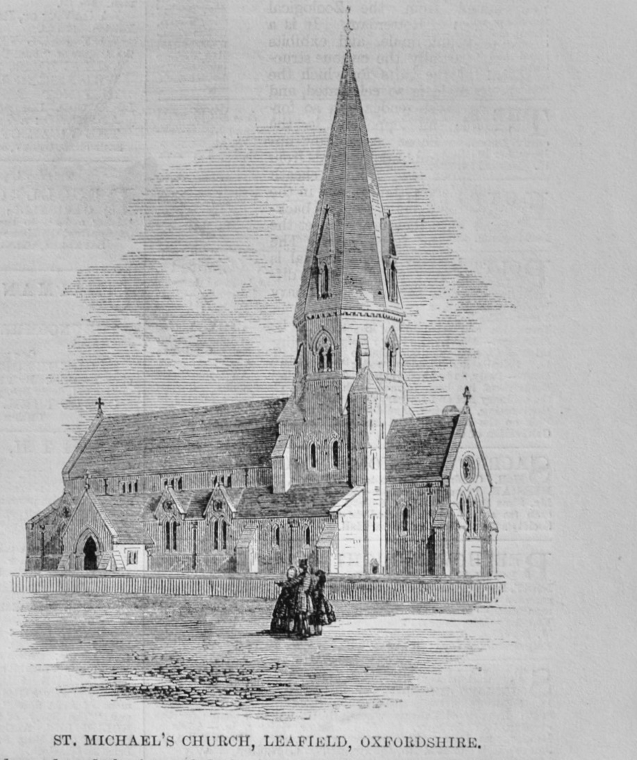 St Michael's Church, Leafield, Oxfordshire - 1860