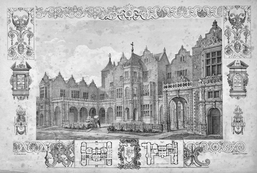 Holland House.  1840c.