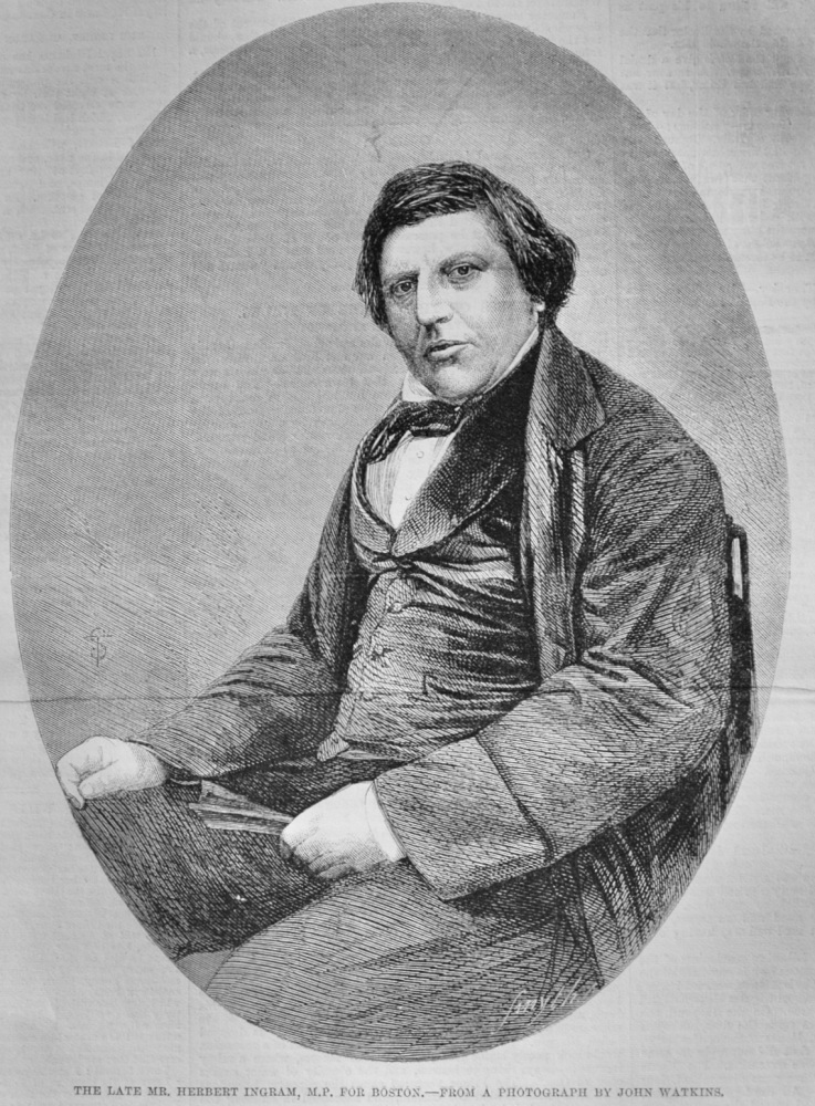 The late Herbert Ingram, M.P. 1860