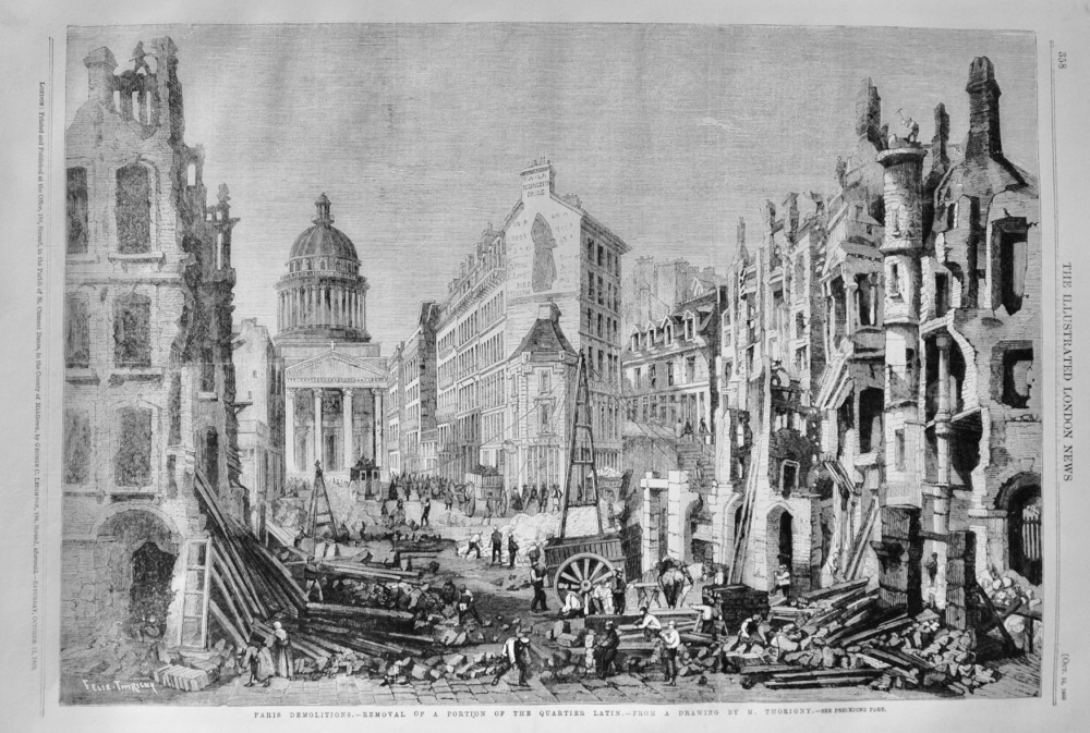 Paris Demolitions - 1860