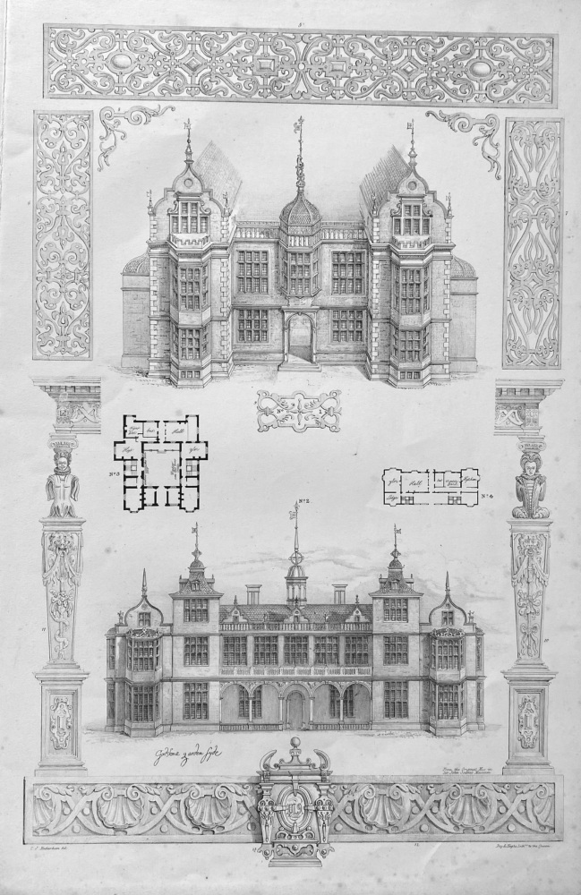 Exteriors by John Thorpe.  (Godstone )  1838c.