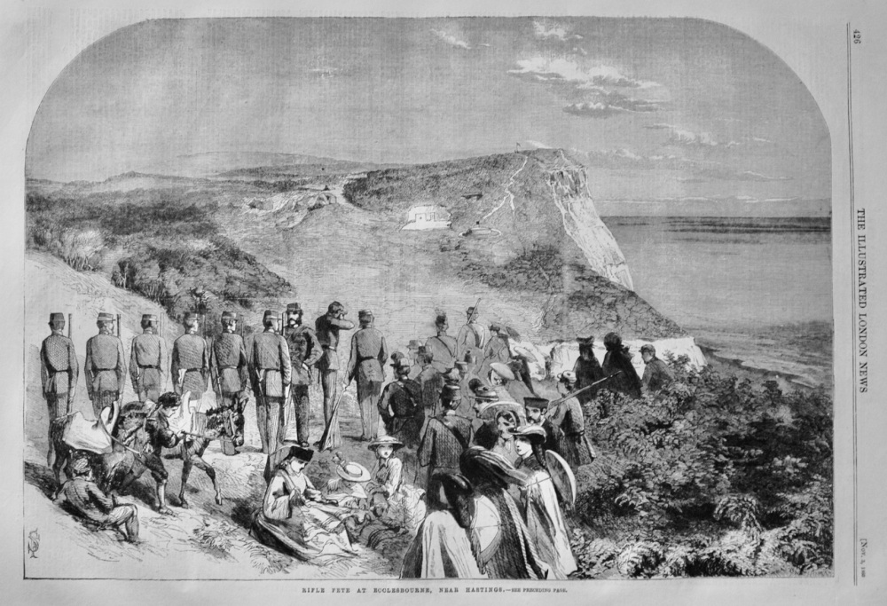 Rifle Fete at Ecclesbourne - 1860