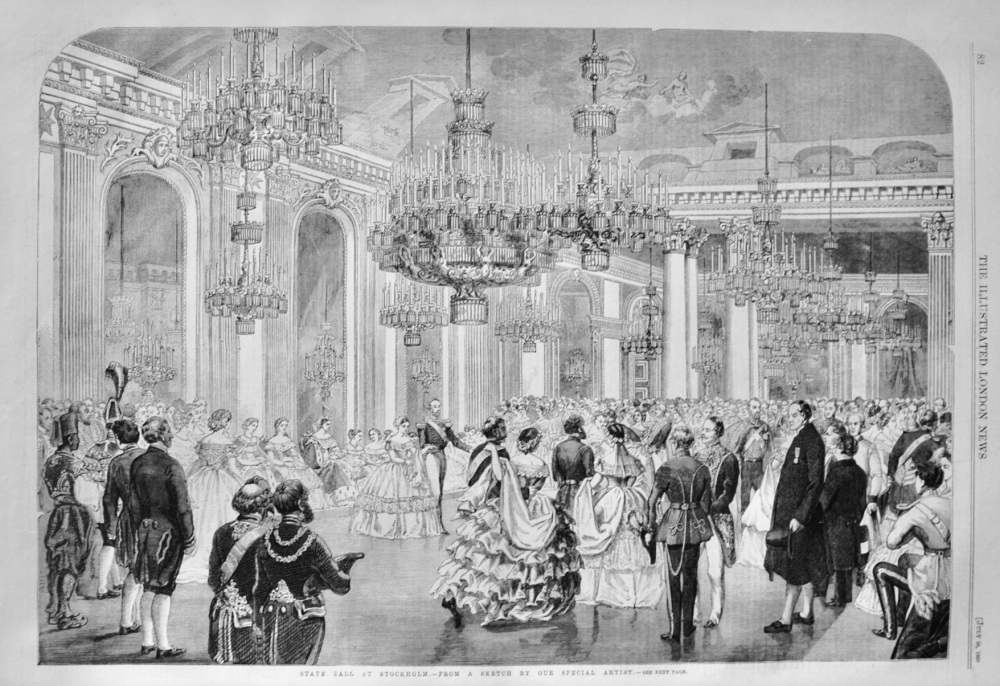State Ball in Stockholm - 1860