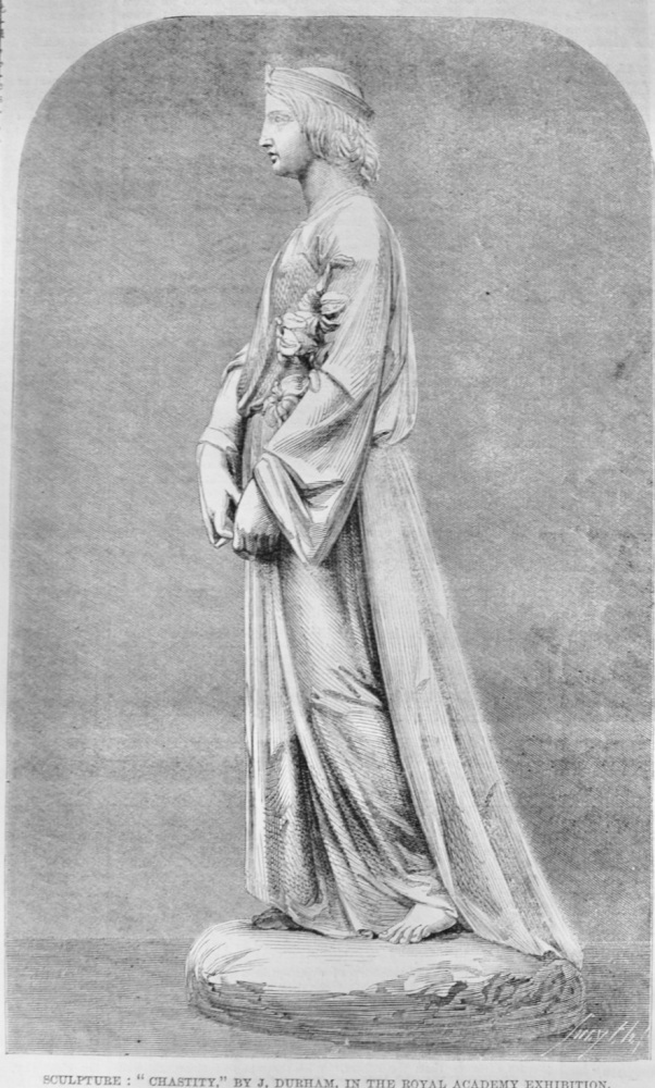 Sculpture - "Chastity," by J Durham - 1860