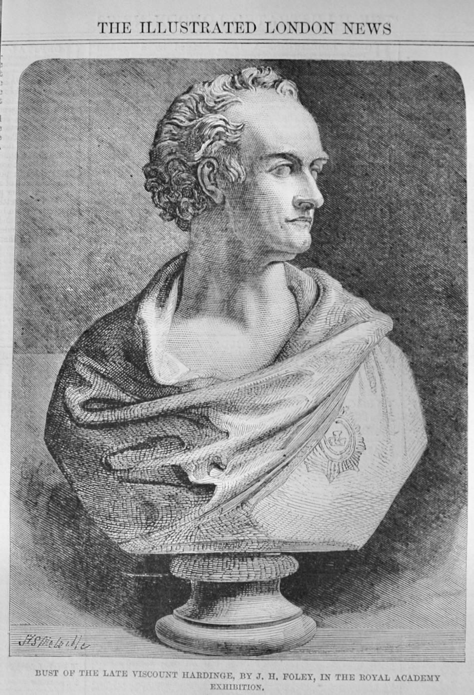 Bust of the Late Viscount Hardinge - 1860