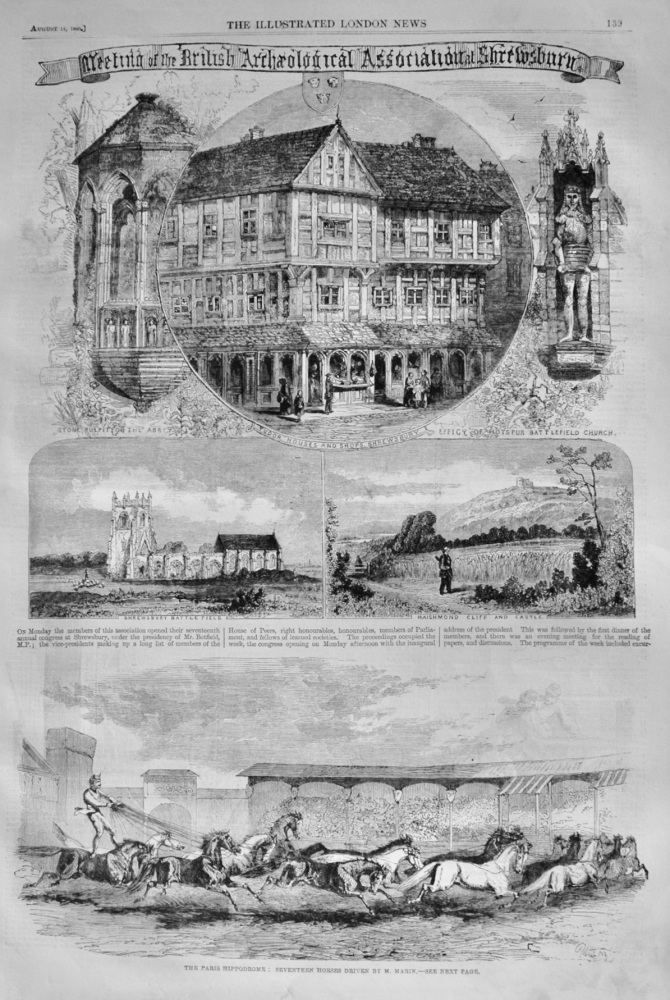 Meeting of the British Archaeological Association at Shrewsbury - 1860