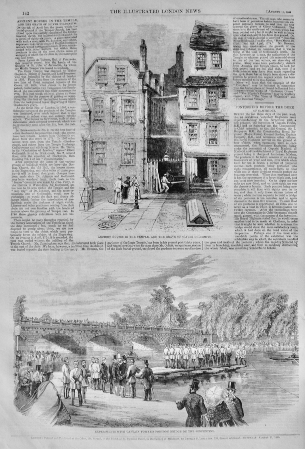 Ancient Houses in the Temple - 1860