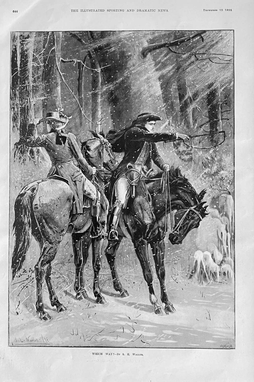 Which Way?- By S. E. Waller.  1899.