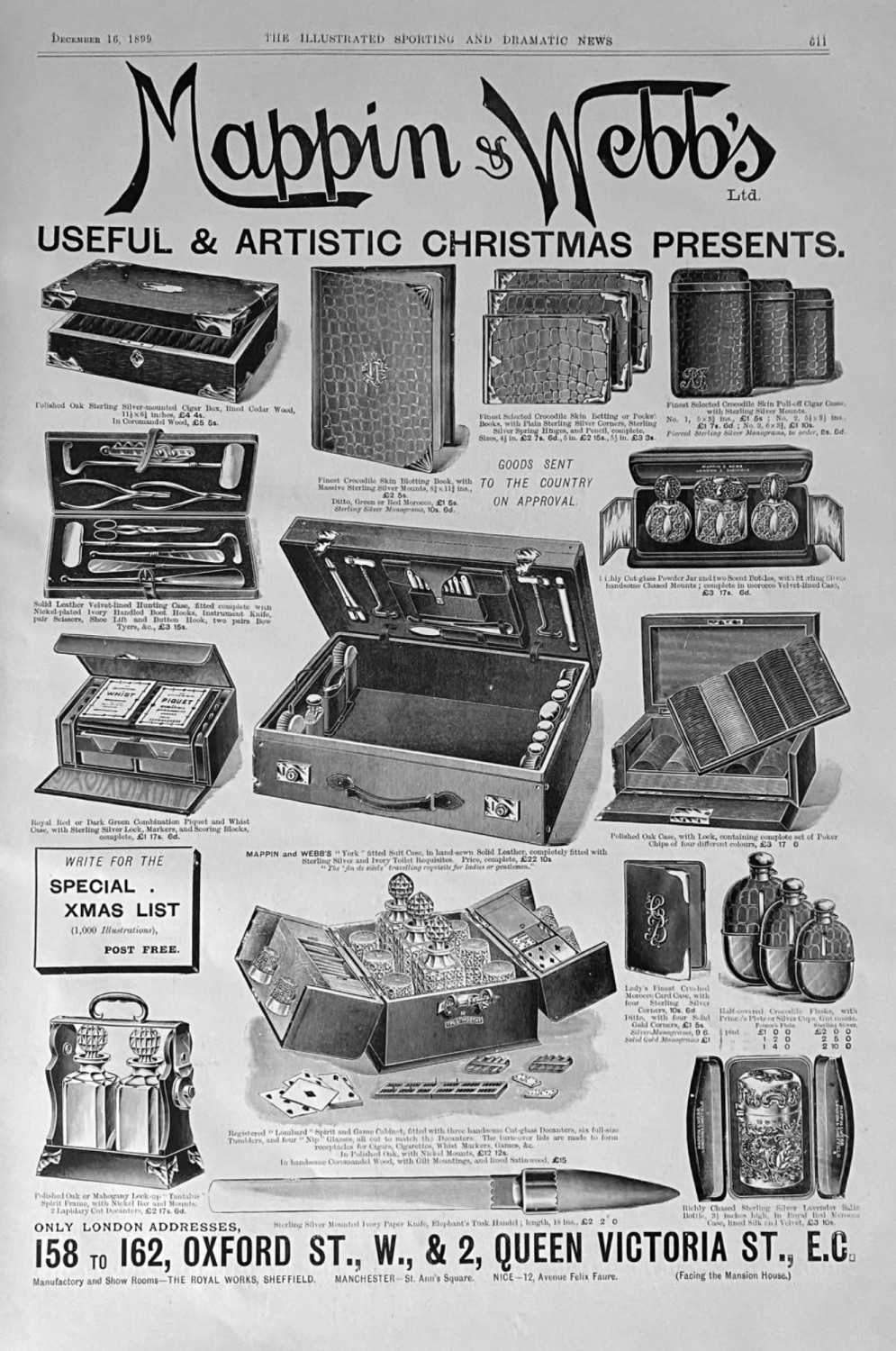 Mappin & Webb's.  1899.