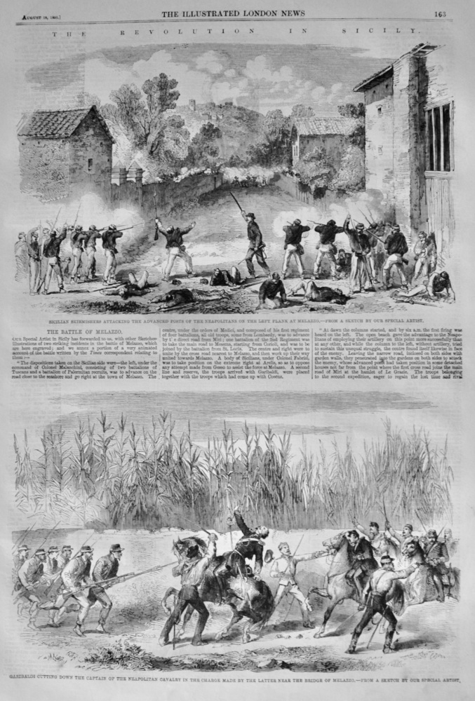 The Revolution in Sicily - 1860