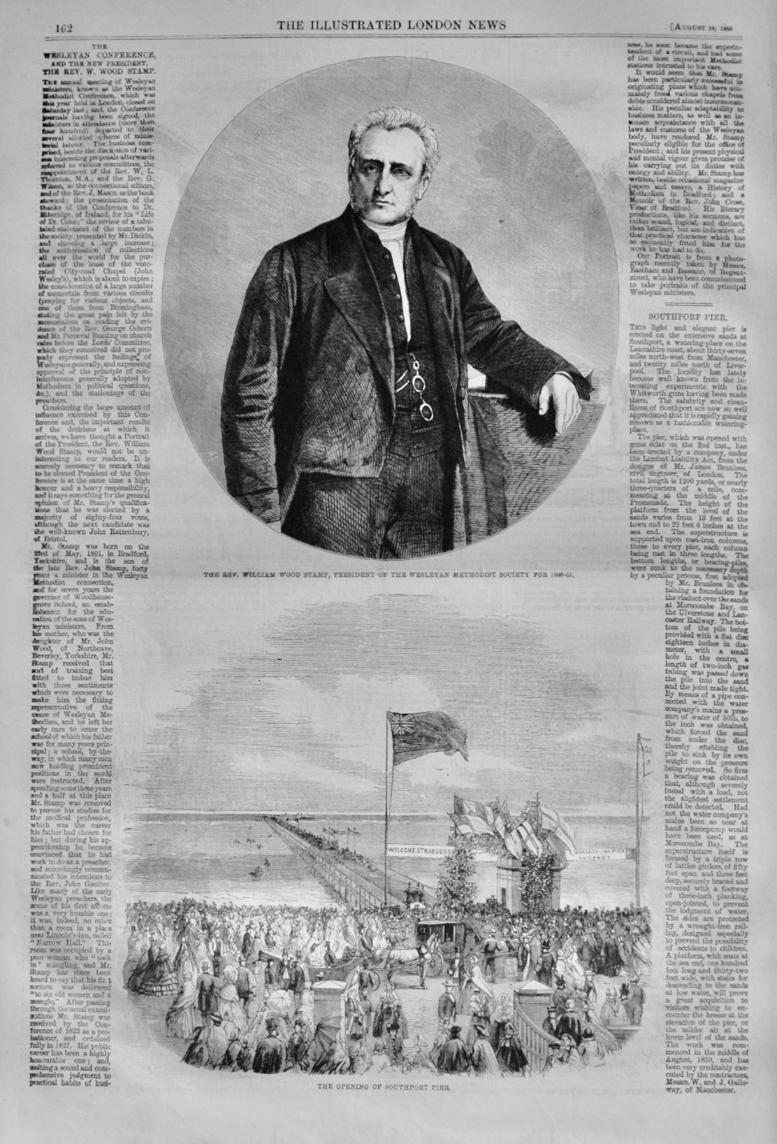 The Rev William Wood Stamp - 1860