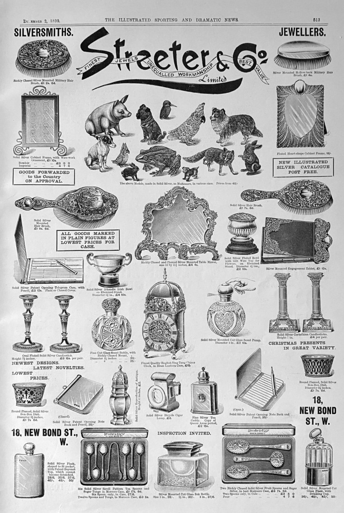 Streeter & Co. Limited.  1899.