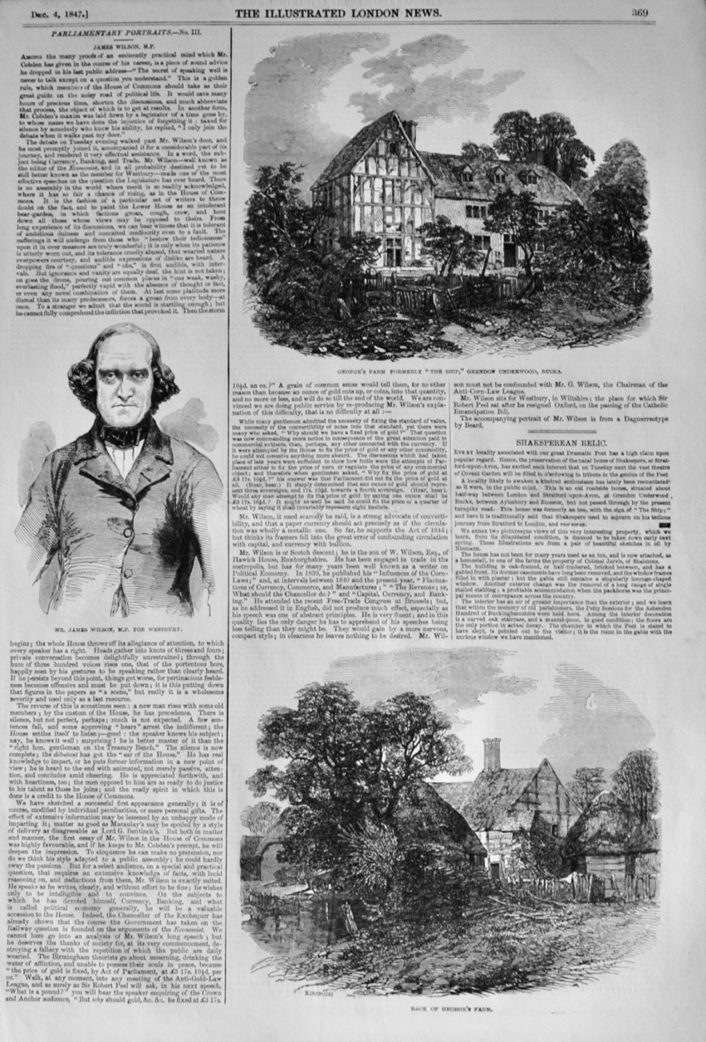 James Wilson, M.P. - 1847