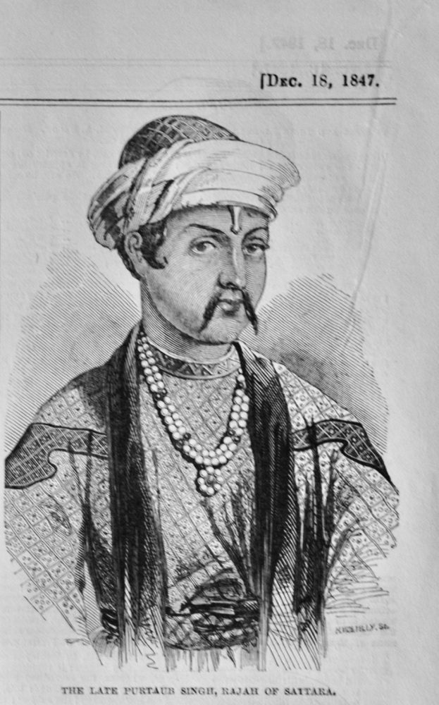 The late Purtaub Singh - 1847