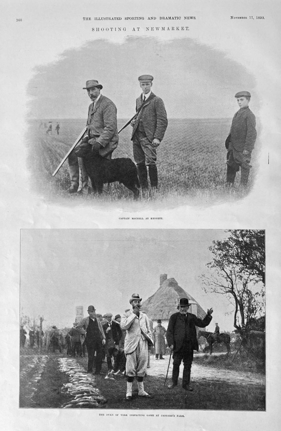 Shooting at Newmarket.  1899.