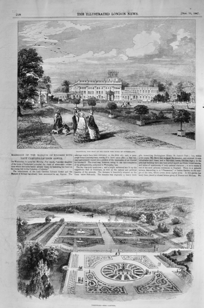 Marriage of The Marquis of Kildare - 1847