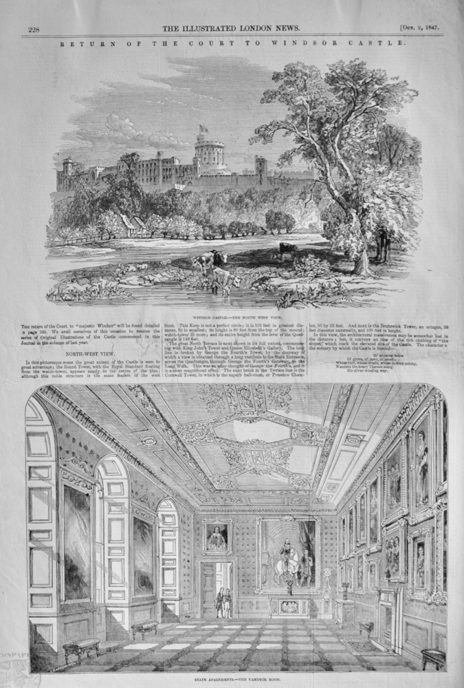 Return of the Court to Windsor Castle - 1847