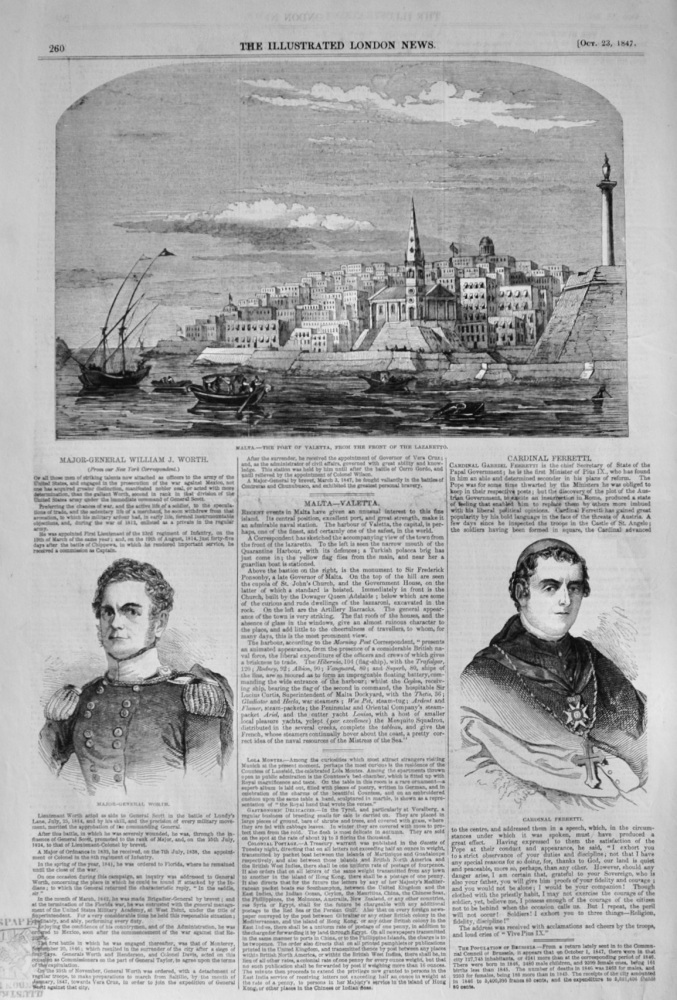 Malta - Valetta - 1847