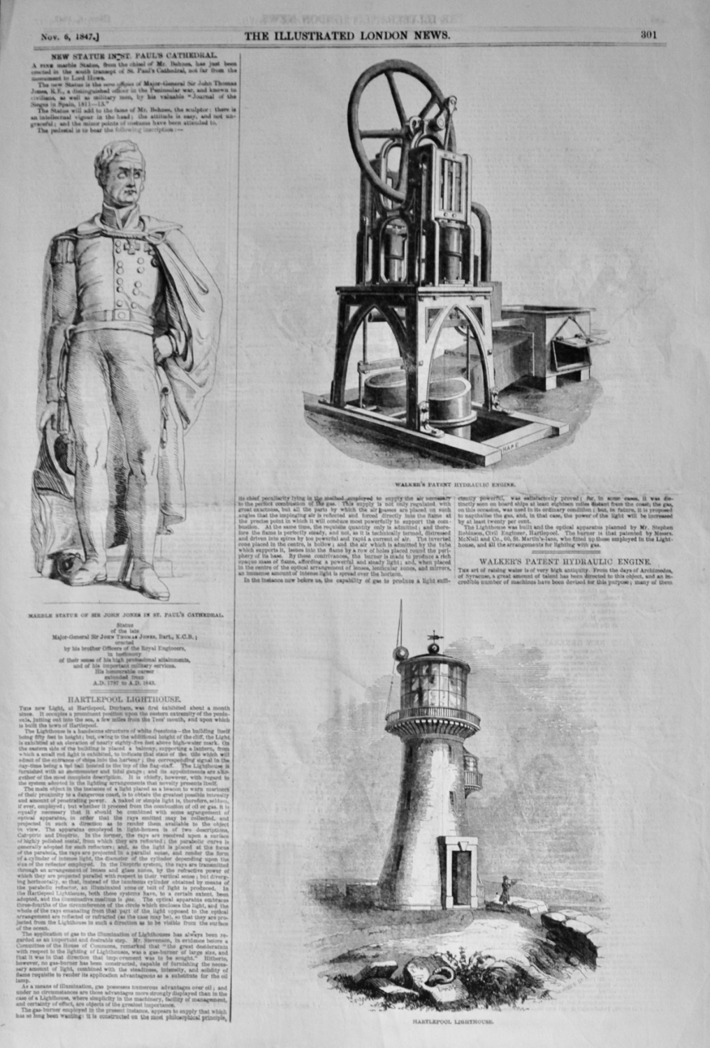 Hartlepool Lighthouse - 1847