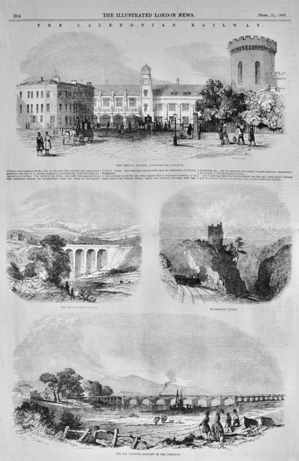 The Caledonian Railway - 1847