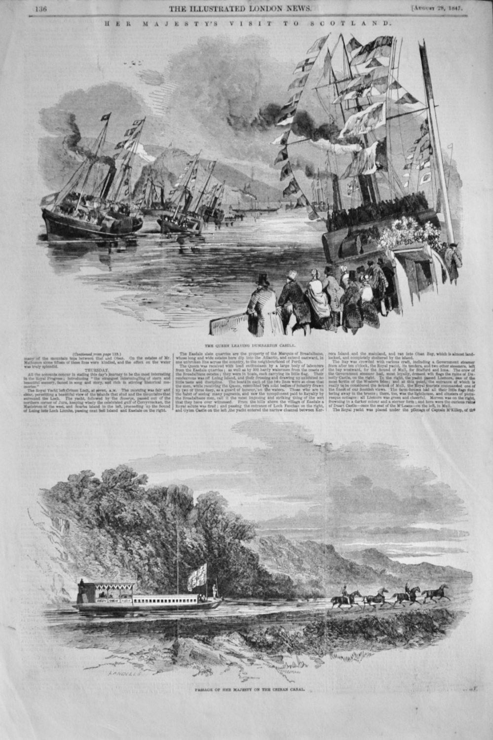 Her Majesty's visit to Scotland - 1847