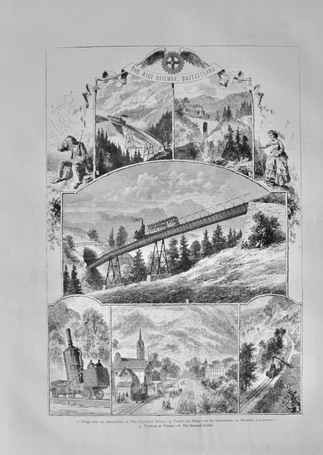 The Rigi Railway, Switzerland - 1871