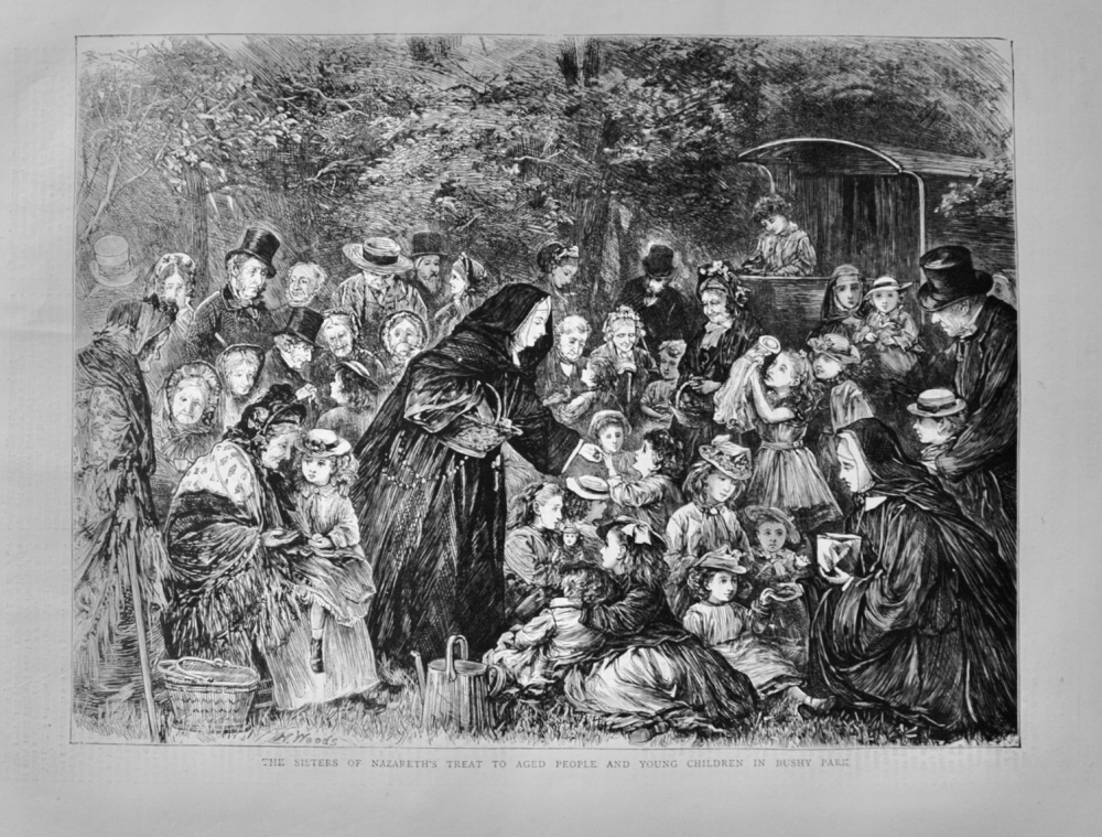 The Sisters of Nazareth at Bushy Park - 1871