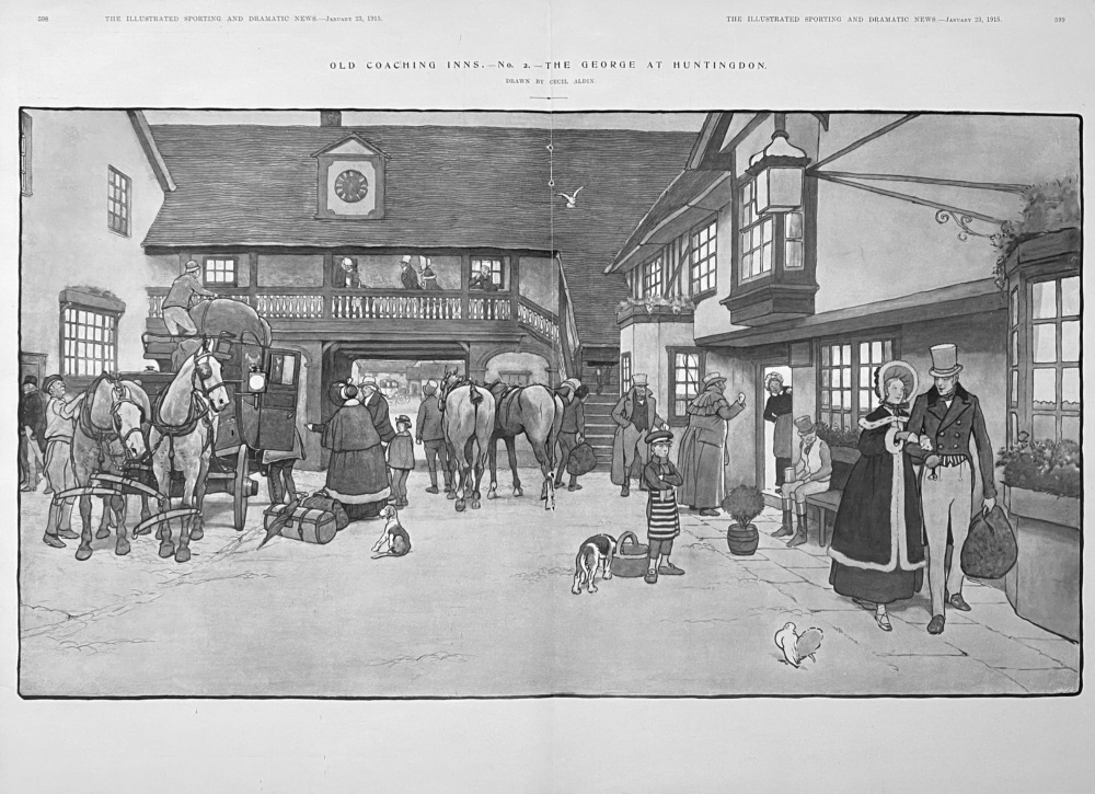 Old Coaching Inns.-  No. 2.-  The George at Huntingdon.  1915.