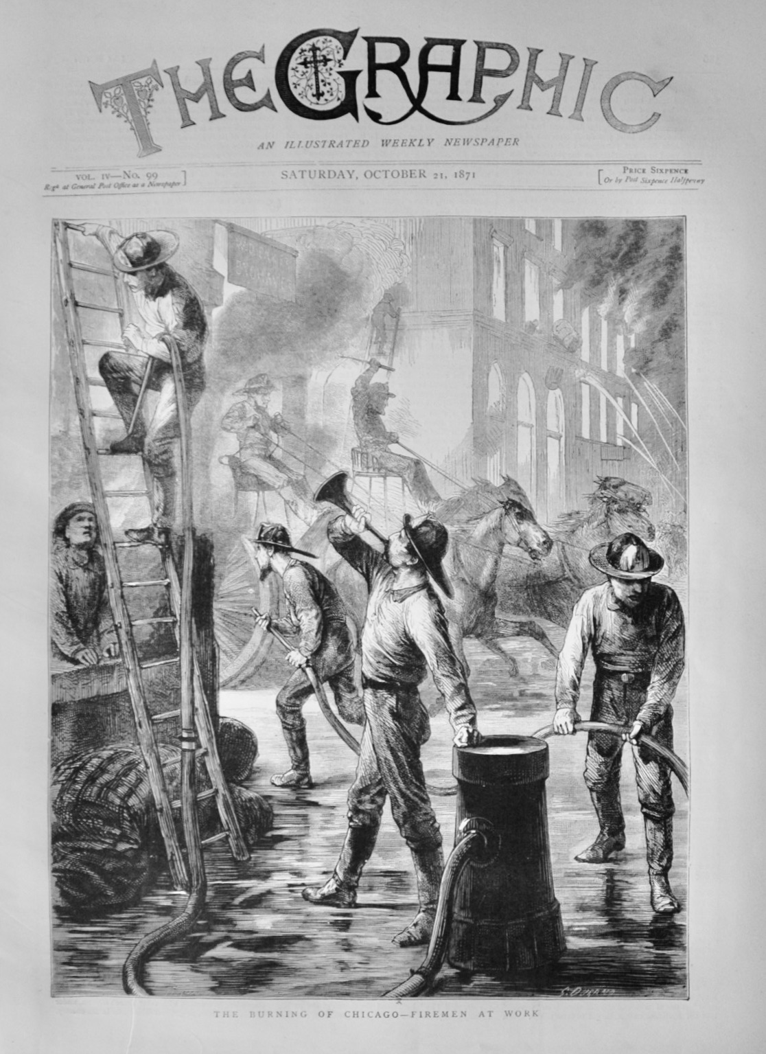 The Burning of Chicago - 1871